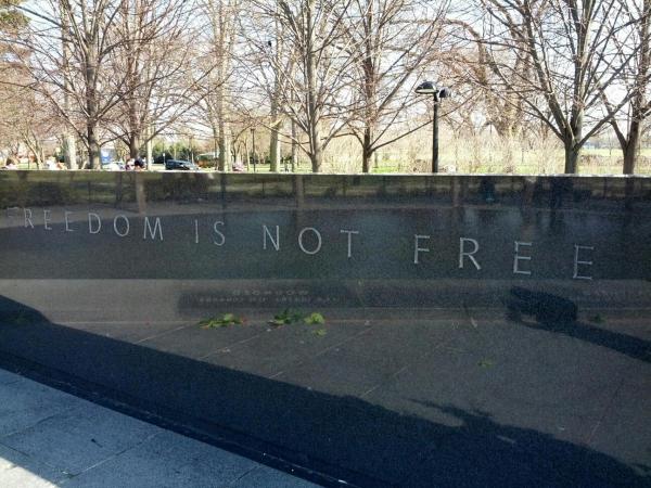 Freedom Is Not Free